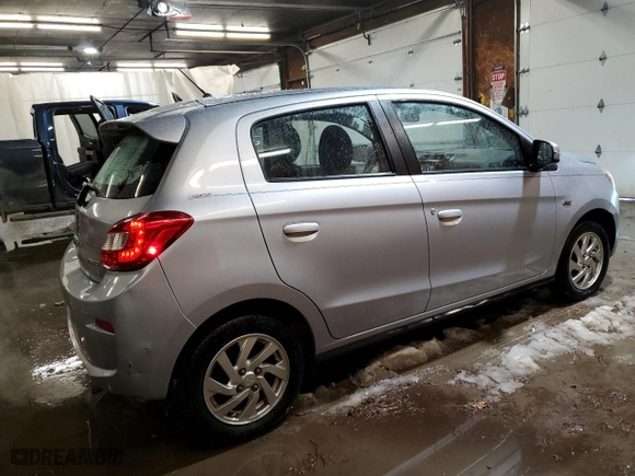 2019 Mitsubishi Mirage SE with VIN ML32A4HJ1KH012644, listed as a Copart auction lot 41978175 with 50,523 mi miles and Salvage Title. Bid and sale history available at carsss.com. Image 3.