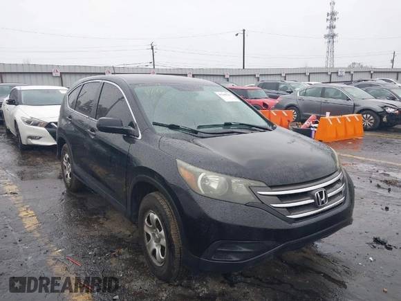 2013 Honda CR-V LX with VIN 3CZRM3H31DG710936, listed as a IAAI auction lot 41608766 with 122,624 mi miles. Bid and sale history available at carsss.com. Image 1.