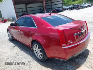 2008 Cadillac CTS RWD w/1SB with VIN 1G6DV57V880170638, listed as a IAAI auction lot 41465950 with 1 mi miles. Bid and sale history available at carsss.com. Image 3.