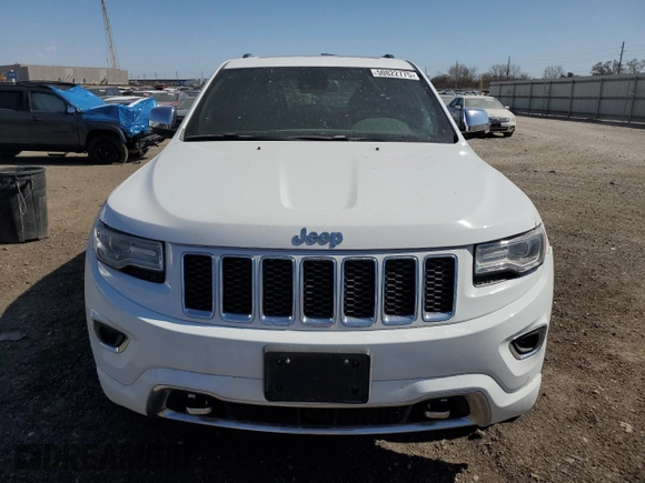 2014 Jeep Grand Cherokee Overland with VIN 1C4RJFCT7EC105296, listed as a Copart auction lot 50822775 with 180,067 mi miles and Salvage Title. Bid and sale history available at DreamBid. Image 5.