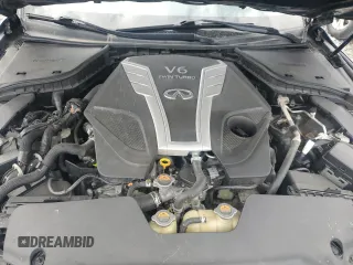 2017 Infiniti Q60 Red Sport 400 with VIN JN1FV7EL9HM701683, listed as a Copart auction lot 49708395 with 218,985 mi miles and Salvage Title. Bid and sale history available at carsss.com. Image 11.