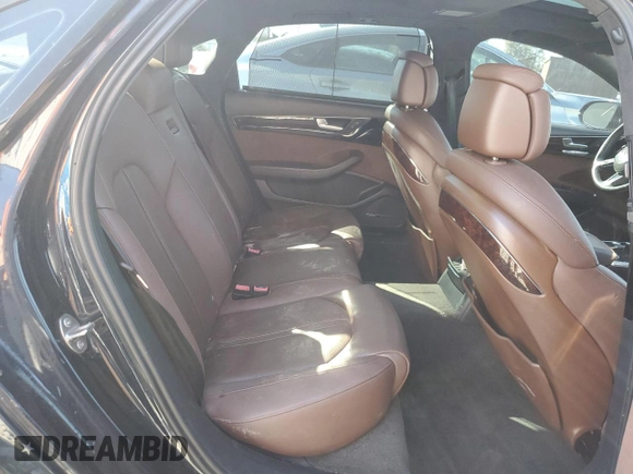 2013 Audi A8 3.0L with VIN WAURGAFD0DN003358, listed as a Copart auction lot 46038825 with 114,973 mi miles and Clean title. Bid and sale history available at DreamBid. Image 10.