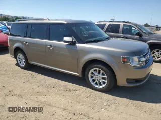 2013 Ford Flex SE with VIN 2FMGK5B80DBD25014, listed as a Copart auction lot 54978235 with 164,879 mi miles and Clean Title. Bid and sale history available at carsss.com. Image 4.