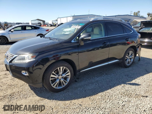 2013 Lexus RX 350 with VIN 2T2BK1BA0DC199184, listed as a Copart auction lot 46454735 with 280,810 mi miles and Salvage Title. Bid and sale history available at carsss.com. Image 1.