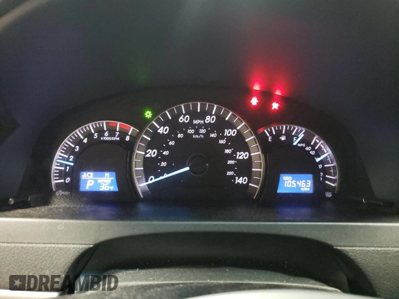 2012 Toyota Camry L with VIN 4T1BF1FK0CU555786, listed as a Copart auction lot 84233524 with 105,463 mi miles and Salvage Title. Bid and sale history available at carsss.com. Image 9.