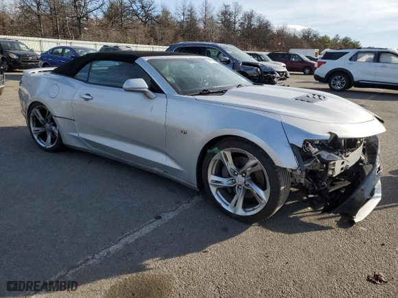 2019 Chevrolet Camaro 2SS with VIN 1G1FH3D72K0116176, listed as a Copart auction lot 87466724 with 58,123 mi miles and Salvage Title. Bid and sale history available at carsss.com. Image 4.