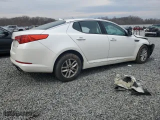 2012 Kia Optima LX with VIN KNAGM4A74C5287062, listed as a Copart auction lot 46162905 with 0 mi miles and Salvage Title. Bid and sale history available at carsss.com. Image 3.