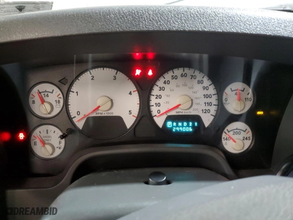 2006 Dodge Ram 3500 Laramie with VIN 3D7LX39C56G285330, listed as a Copart auction lot 73341354 with 299,006 mi miles and Salvage Title. Bid and sale history available at carsss.com. Image 9.
