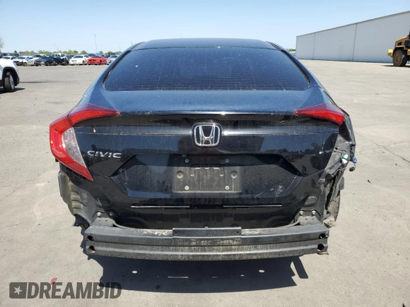 2016 Honda Civic Sedan LX with VIN 2HGFC2F55GH521464, listed as a Copart auction lot 52149185 with 78,269 mi miles and Salvage Title. Bid and sale history available at carsss.com. Image 6.