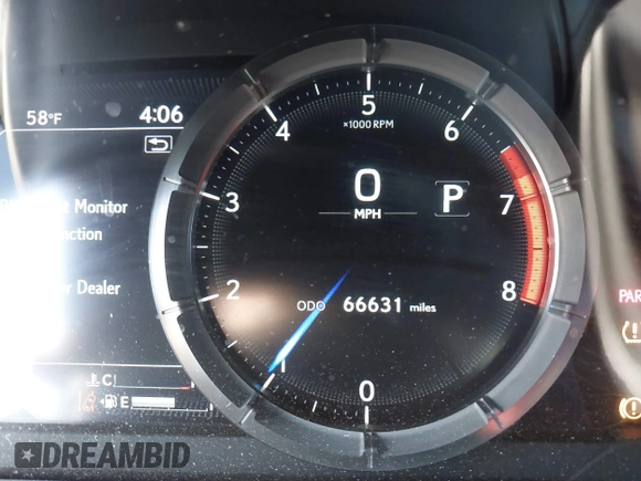2021 Lexus ES 350 F Sport with VIN 58AGZ1B1XMU098201, listed as a IAAI auction lot 41366417 with 66,631 mi miles and . Bid and sale history available at DreamBid. Image 15.