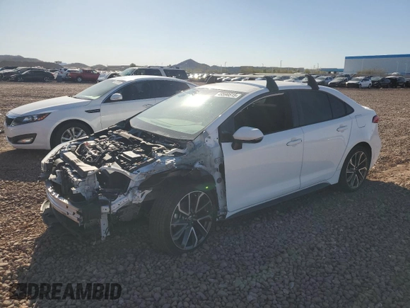 2020 Toyota Corolla SE with VIN 5YFS4RCE2LP040132, listed as a Copart auction lot 49590515 with 61,999 mi miles and Salvage Title. Bid and sale history available at DreamBid. Image 1.
