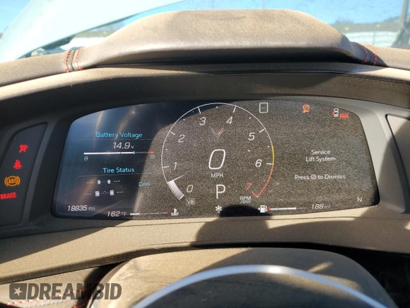 2020 Chevrolet Corvette 2LT with VIN 1G1Y73D43L5117925, listed as a Copart auction lot 42989775 with 18,835 mi miles and Salvage Title. Bid and sale history available at carsss.com. Image 9.