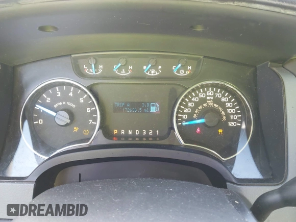2014 Ford F-150 XL with VIN 1FTEW1CMXEKG10542, listed as a IAAI auction lot 41451418 with 172,636 mi miles. Bid and sale history available at carsss.com. Image 7.