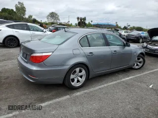 2008 BMW 5 Series 528i with VIN WBANU53588C112681, listed as a Copart auction lot 53535085 with 72,316 mi miles and Salvage Title. Bid and sale history available at carsss.com. Image 3.