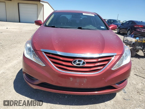 2013 Hyundai Sonata GLS with VIN 5NPEB4AC9DH586755, listed as a Copart auction lot 53889985 with 125,943 mi miles and Salvage Title. Bid and sale history available at carsss.com. Image 5.