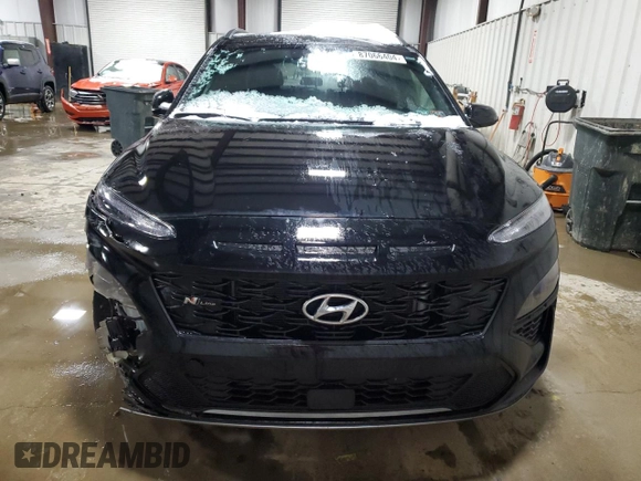 2022 Hyundai Kona N Line with VIN KM8K3CA32NU832526, listed as a Copart auction lot 87066404 with 20,062 mi miles and Salvage Title. Bid and sale history available at carsss.com. Image 5.