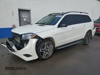 2018 Mercedes-Benz GLS 550 with VIN 4JGDF7DEXJB067446, listed as a Copart auction lot 44154124 with 44,110 mi miles and . Bid and sale history available at DreamBid. Image 1.