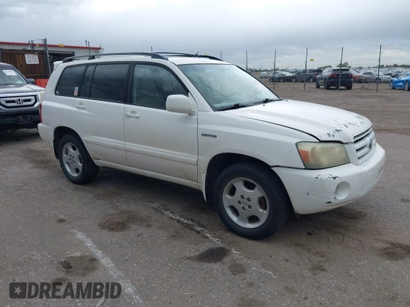 2004 Toyota Highlander z VIN JTEEP21A940017160, wystawiony jako IAAI lot #42257387 z przebiegiem 281 361 mil mil oraz . Historia ofert i sprzedaży dostępna na DreamBid. Obrazek 1.