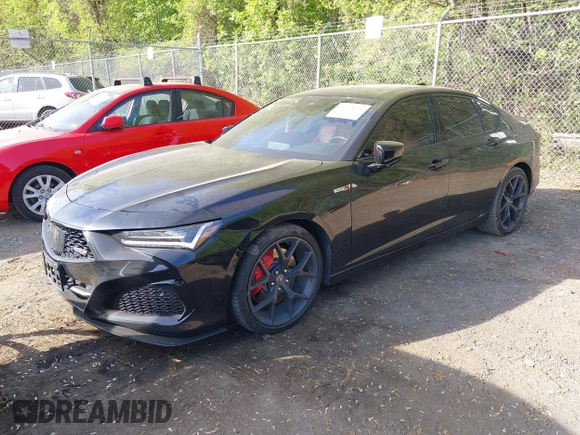 2023 Acura TLX Type S with VIN 19UUB7F91PA004042, listed as a IAAI auction lot 42098946 with Not Provided miles and . Bid and sale history available at DreamBid. Image 2.
