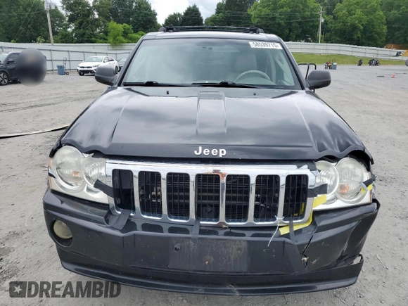 2005 Jeep Grand Cherokee Limited with VIN 1J4HR58N75C629440, listed as a Copart auction lot 58539715 with 146,144 mi miles and Salvage title. Bid and sale history available at DreamBid. Image 5.
