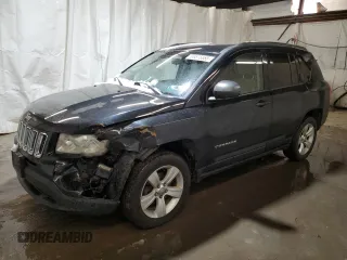 2013 Jeep Compass Sport with VIN 1C4NJDBB1DD113849, listed as a Copart auction lot 88515665 with 132,656 mi miles and Salvage Title. Bid and sale history available at carsss.com. Image 1.