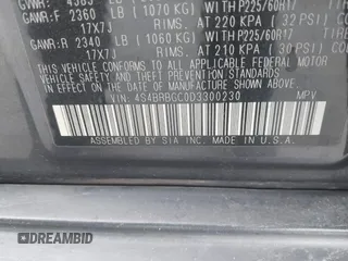 2013 Subaru Outback Premium with VIN 4S4BRBGC0D3300230, listed as a IAAI auction lot 41592407 with 185,823 mi miles and . Bid and sale history available at DreamBid. Image 9.