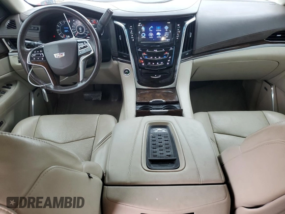 2017 Cadillac Escalade ESV Luxury with VIN 1GYS4HKJ7HR159200, listed as a Copart auction lot 52866135 with 90,231 mi miles and Salvage title. Bid and sale history available at DreamBid. Image 8.