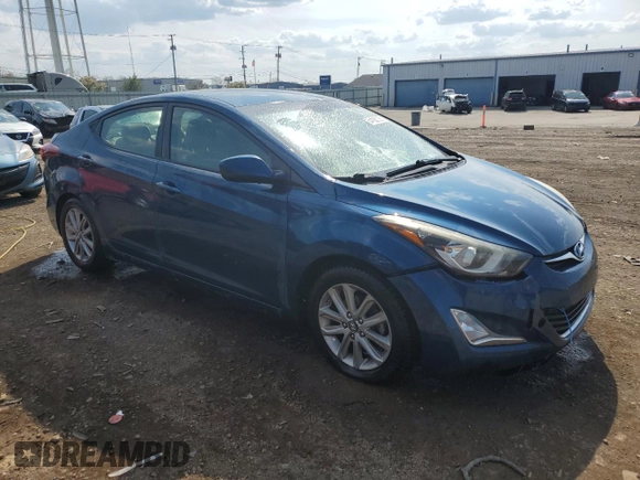 2014 Hyundai Elantra SE z VIN KMHDH4AE3EU095984, wystawiony jako Copart lot #54192135 z przebiegiem 117 551 mil mil oraz Szkoda całkowita • Salvage title. Historia ofert i sprzedaży dostępna na DreamBid. Obrazek 4.