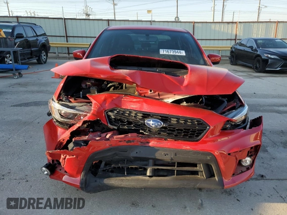 2019 Subaru WRX Limited with VIN JF1VA1H60K9813425, listed as a Copart auction lot 71673944 with 32,650 mi miles and Salvage Title. Bid and sale history available at carsss.com. Image 5.