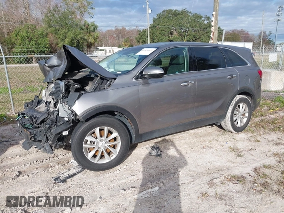 2018 Kia Sorento LX with VIN 5XYPG4A39JG385841, listed as a IAAI auction lot 41420471 with 1 mi miles. Bid and sale history available at carsss.com. Image 17.