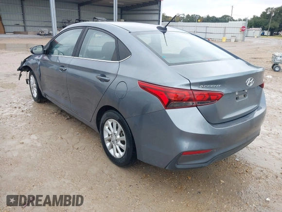 2019 Hyundai Accent SE with VIN 3KPC24A39KE055659, listed as a IAAI auction lot 41048549 with 57,101 mi miles. Bid and sale history available at carsss.com. Image 3.