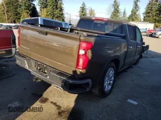 2023 Chevrolet Silverado 1500 LTZ with VIN 1GCUDGED3PZ264037, listed as a Copart auction lot 47615965 with 5,670 mi miles and Salvage Title. Bid and sale history available at carsss.com. Image 3.