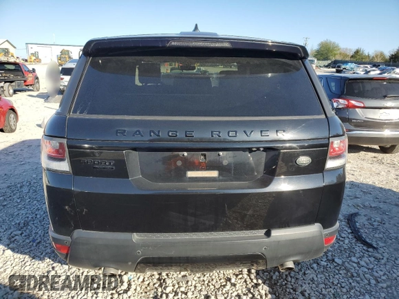 2017 Land Rover Range Rover Sport HSE with VIN SALWR2FK6HA668422, listed as a Copart auction lot 50523205 with 138,800 mi miles and Clean Title. Bid and sale history available at carsss.com. Image 6.