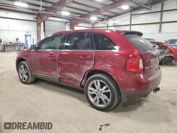 2013 Ford Edge Limited with VIN 2FMDK3KC7DBA73841, listed as a Copart auction lot 46984745 with 236,349 mi miles and Clean Title. Bid and sale history available at carsss.com. Image 2.