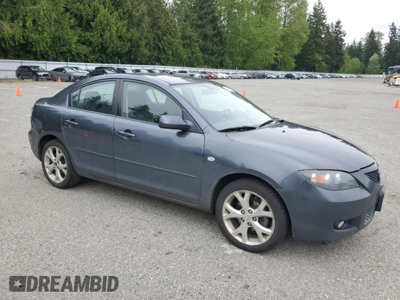 2008 Mazda Mazda3 i Touring Value with VIN JM1BK32F481174942, listed as a Copart auction lot 54401615 with 272,741 mi miles and Salvage Title. Bid and sale history available at carsss.com. Image 4.