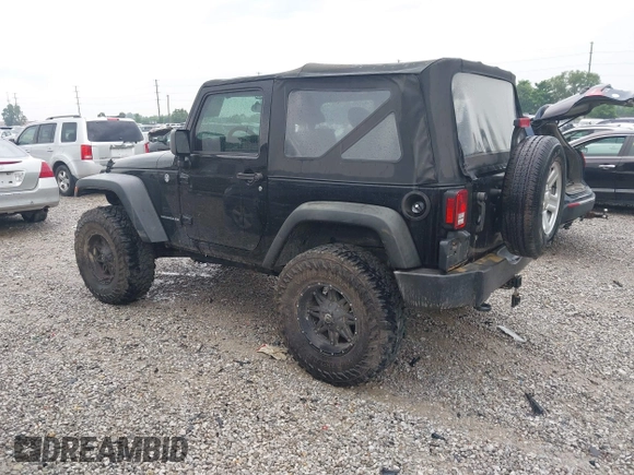 2015 Jeep Wrangler Willys Wheeler with VIN 1C4AJWAG8FL759566, listed as a IAAI auction lot 42716154 with 95,744 mi miles and . Bid and sale history available at DreamBid. Image 3.