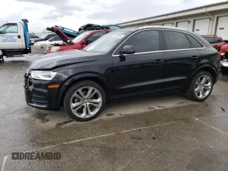 2017 Audi Q3 Premium Plus with VIN WA1JCCFS5HR007386, listed as a Copart auction lot 44959054 with 89,305 mi miles and Salvage Title. Bid and sale history available at carsss.com. Image 1.