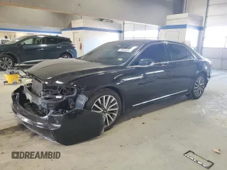 2017 Lincoln Continental Select with VIN 1LN6L9TK4H5624414, listed as a Copart auction lot 46860065 with 136,749 mi miles and Salvage Title. Bid and sale history available at carsss.com. Image 1.
