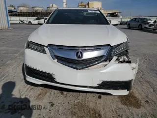 2015 Acura TLX V6 with VIN 19UUB2F38FA010465, listed as a Copart auction lot 49511815 with 153,232 mi miles and Salvage Title. Bid and sale history available at carsss.com. Image 5.