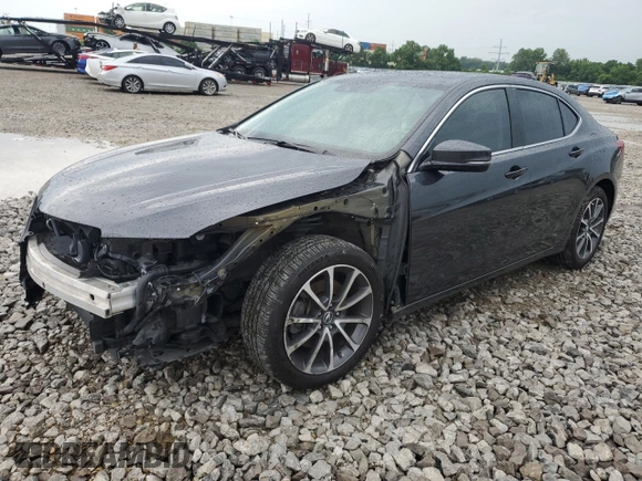 2015 Acura TLX Technology with VIN 19UUB2F50FA022336, listed as a Copart auction lot 63261685 with 86,465 mi miles and Salvage title. Bid and sale history available at DreamBid. Image 1.