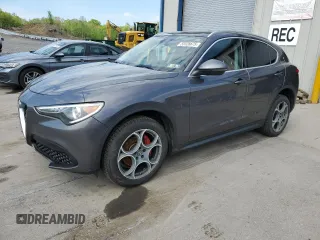 2018 Alfa Romeo Stelvio z VIN ZASFAKANXJ7B81315, wystawiony jako Copart lot #55528675 z przebiegiem 163 957 mil mil oraz Tytuł czysty. Historia ofert i sprzedaży dostępna na DreamBid. Obrazek 1.
