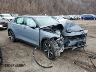 2022 Polestar 2 with VIN LPSED3KA3NL076196, listed as a Copart auction lot 42869655 with Not Provided miles and Salvage Title. Bid and sale history available at carsss.com. Image 4.