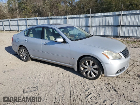 2007 Infiniti M35 with VIN JNKAY01E77M302717, listed as a Copart auction lot 46641524 with 182,544 mi miles and Salvage Title. Bid and sale history available at carsss.com. Image 4.