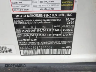 2008 Mercedes-Benz M 320 CDI with VIN 4JGBB22E58A341032, listed as a IAAI auction lot 41676377 with 206,765 mi miles and . Bid and sale history available at DreamBid. Image 9.