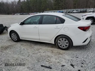2021 Kia Rio LX with VIN 3KPA24AD3ME392203, listed as a Copart auction lot 43465235 with 33,959 mi miles and Salvage Title. Bid and sale history available at carsss.com. Image 2.