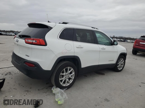 2017 Jeep Cherokee Latitude with VIN 1C4PJLCB1HW593127, listed as a Copart auction lot 48060555 with 103,834 mi miles and Clean Title. Bid and sale history available at carsss.com. Image 3.
