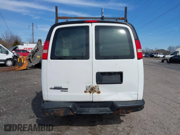2013 Chevrolet Express Cargo with VIN 1GCWGFCA7D1123775, listed as a IAAI auction lot 41681686 with Not provided miles and . Bid and sale history available at DreamBid. Image 17.