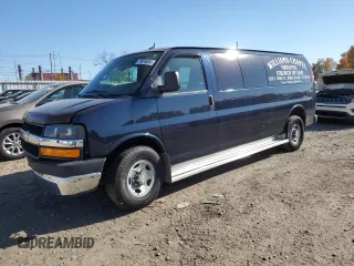 2014 Chevrolet Express Passenger LT with VIN 1GAZG1FG9E1197581, listed as a Copart auction lot 76876634 with 41,840 mi miles and Salvage title. Bid and sale history available at DreamBid. Image 1.