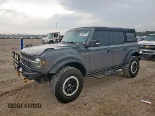 2022 Ford Bronco with VIN 1FMEE5DP7NLB74287, listed as a Copart auction lot 58905275 with 17,326 mi miles and Salvage title. Bid and sale history available at DreamBid. Image 1.