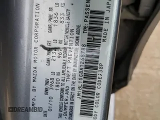 2010 Mazda 3 i Touring with VIN JM1BL1SG8A1268788, listed as a Copart auction lot 50694945 with 150,741 mi miles and Salvage Title. Bid and sale history available at DreamBid. Image 12.
